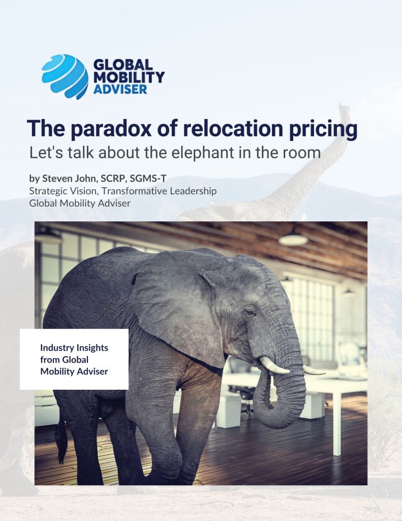 the paraodx of relocation pricing